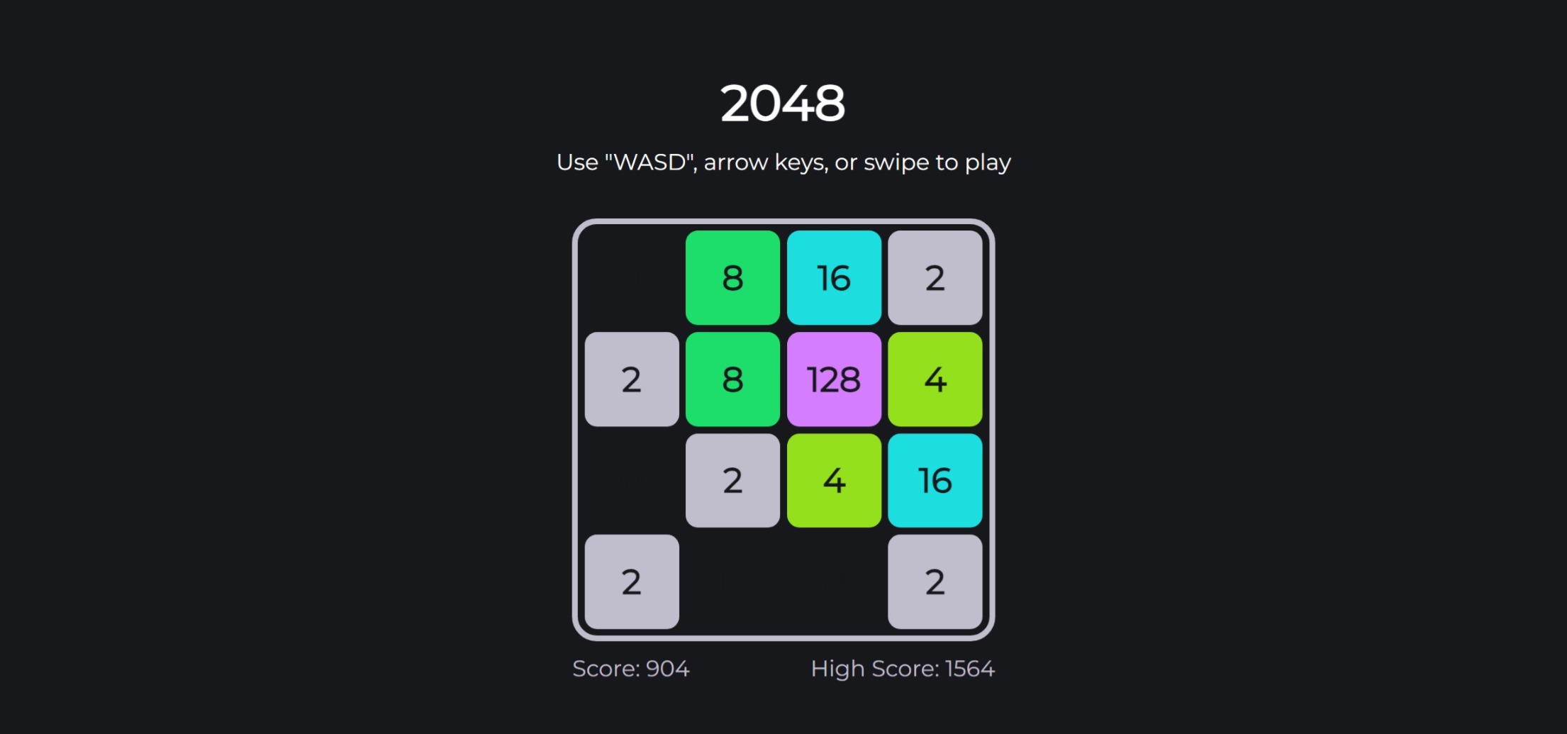 jsminigame-2048